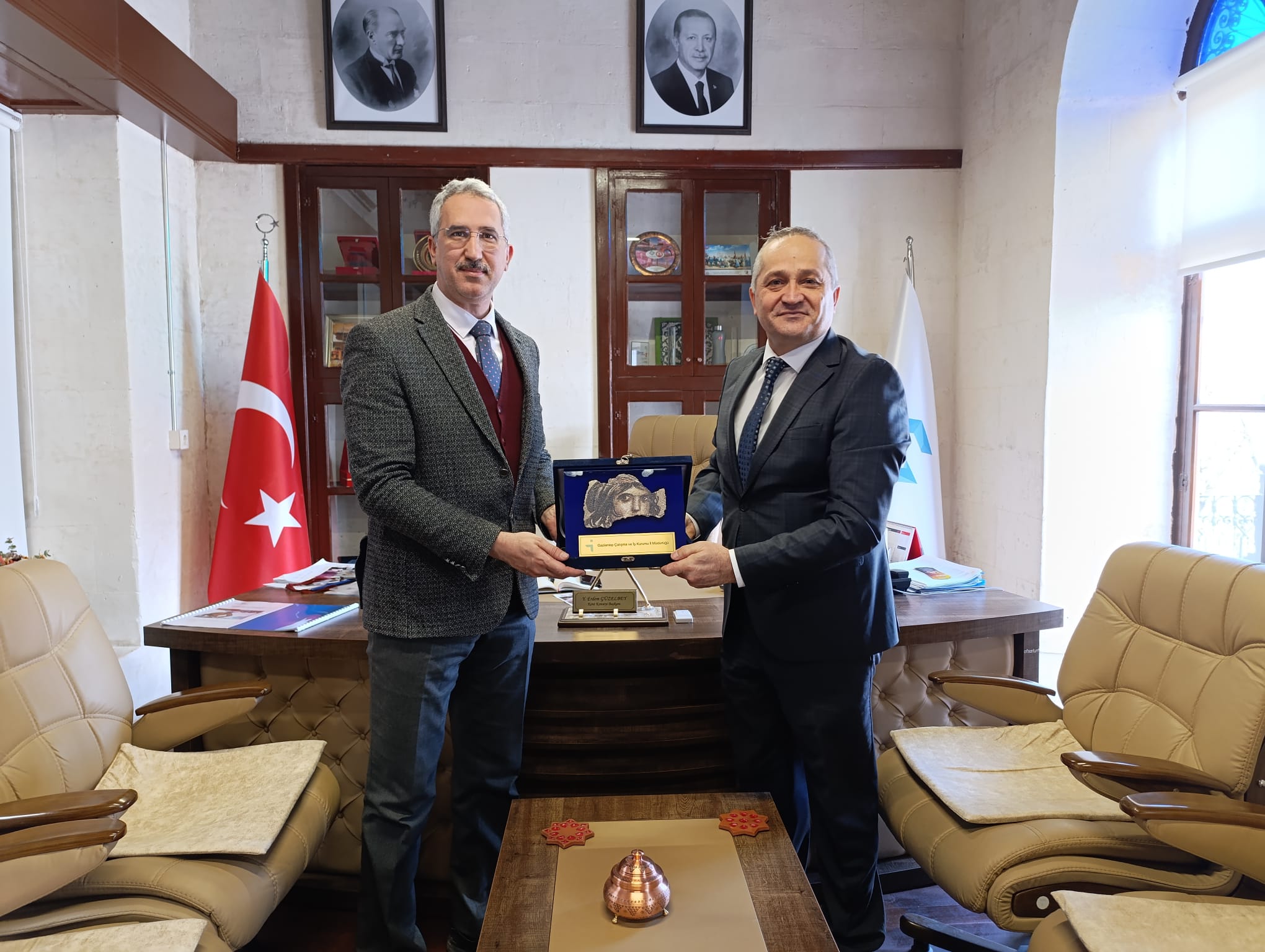 İşkur İl Müdürü Doğan'dan Kent Konseyi'ne ziyaret 